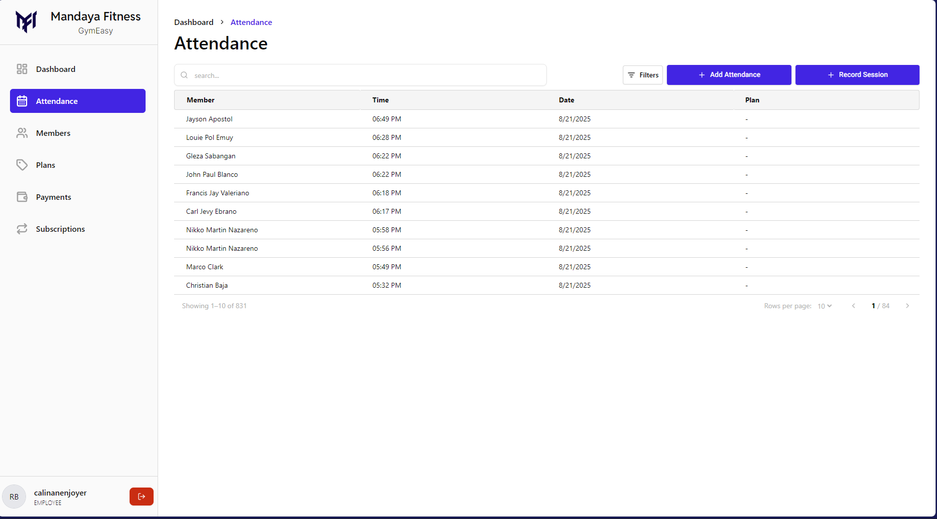 GymEasy: A Full-Service Gym Management Software